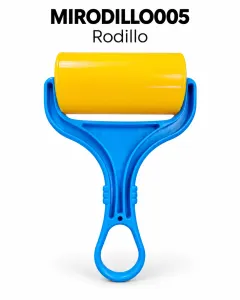 Rodillo plástico para masas y manualidades. 8.5x13cm