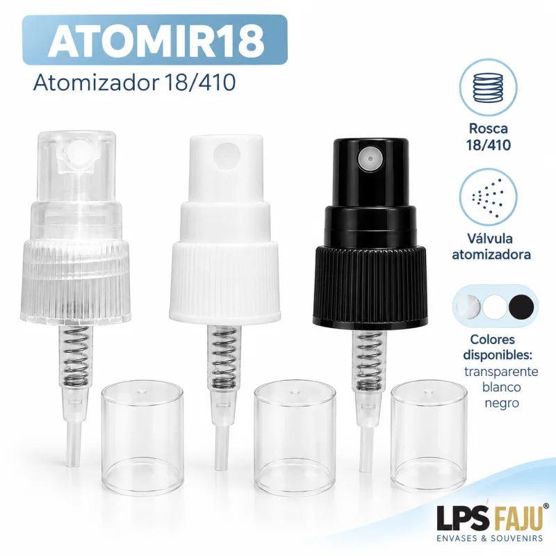 Atomizador 18/410 para envases cosméticos