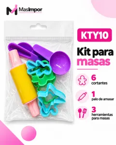Kit de juego Masas Pack x 10 unidades