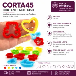 Cortante para masas infantiles 4.5 a 5cm